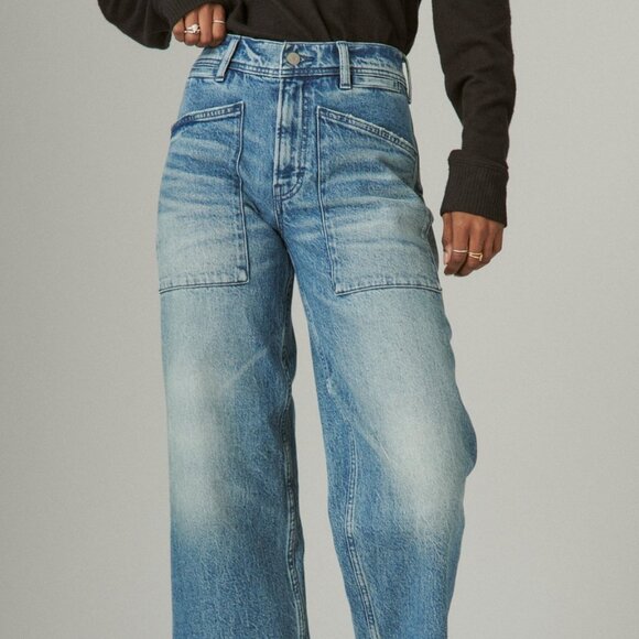 Lucky Brand Women's Lucky Legend High Rise Wide Leg Jean 12/31 - Picture 4 of 8